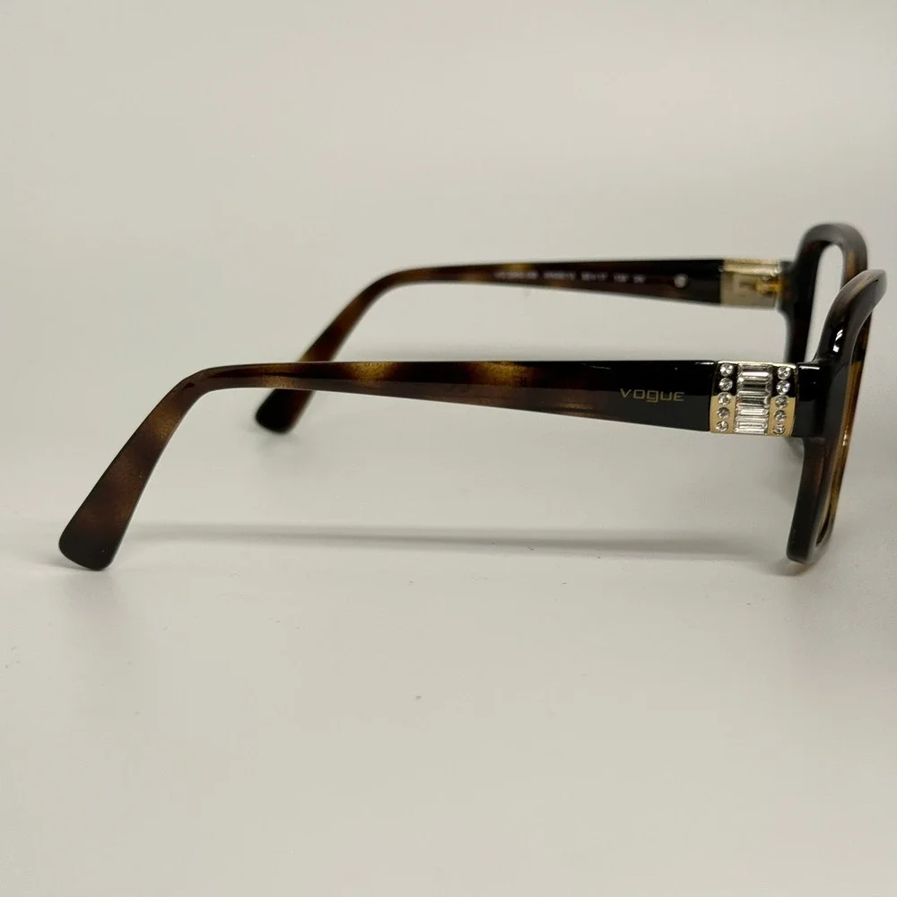 Vogue VO 2942-SB W656/13 Tortoise Shell Crystal Accent Eyeglass Frames 55-17-135
